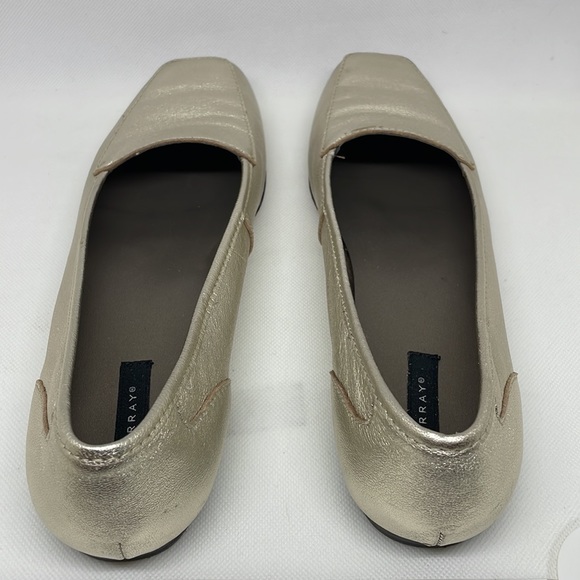 Array Freedom Leather Loafers - metallic gold - size 8N - Picture 2 of 9